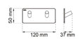 Dubbelkrok Edge Rostfri 39 mm Habo
